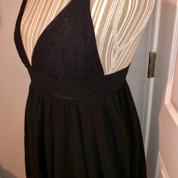 Black lace mini dress - Picture 8 of 8